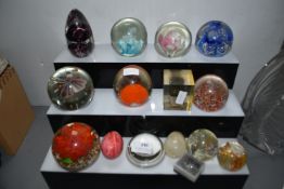 Glass Paperweights