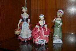 Three Small Royal Doulton Figurines