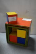1950's Steiff Hollow Rattle Cube
