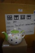 *Twenty-Four Rainbow Polka Dot Teapots
