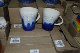 *Six Blue & White Mugs