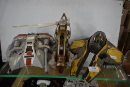 Three Star Wars Vehicles