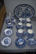 Barrett's Willow Pattern, Staffordshire Blue & Whi