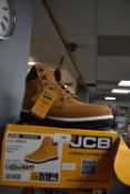 JCB Work Boots in Honey Cow Nubuck Size: 12