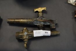 Two Brass Spigots