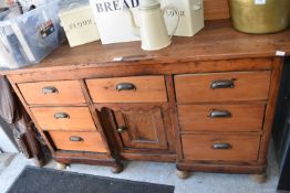 Distressed Pine Sideboard