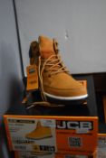 JCB Work Boots in Honey Cow Nubuck Size: 6