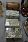 Four Trinket Boxes