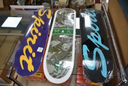 Three Skateboard Blanks