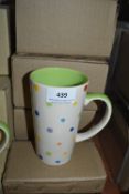 *Eight Rainbow Polka Dot Hot Chocolate Mugs