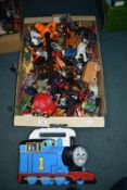 Assorted Toy Figures Including Transformers etc.