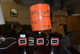 Vintage Guinness Advertising Lampshade plus Carlin