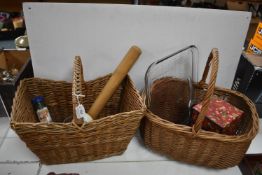 Two Baskets and Contents