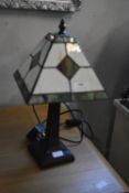Leaded Glass Table Lamp