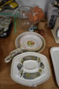 Pottery and Glass Kitchenware, Serving Dishes, etc