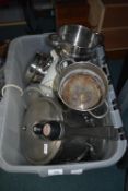 Kitchenware Including Pressure Cooker and Rice Ste