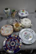 Vintage Pottery Tureens, Vases, etc. Including Mas