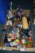 Assorted Toy Figures Including Transformers etc.