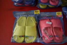 Two Pairs of 32 Degrees Youth Cushion Slides Size: S