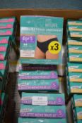 *4x 3pk of Washable Period Underwear Size: S