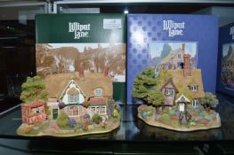 Two Lilliput Lane Cottages “Sweets & Treats” and “Shades of Summer”