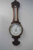 Antique Oak Cased Barometer by Standring’s Manchester