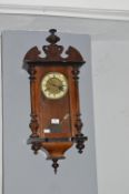 Vintage Mahogany Cased Wall Clock