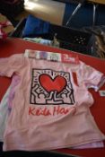 Keith Harring Girl’s T-Shirts 3pk Size: 9-10 years