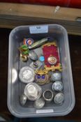 Assorted Collectibles, Buttons, Badges, etc.