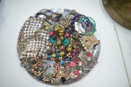 Tray Lot of Costume Jewellery