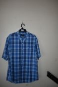 *Chaps Men’s Blue Short Sleeve Shirt Size: M