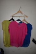*Three Assorted Hilary Radley Summer Overshirts Size: M