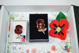 Royal British Legion Winner of the First World War Poppy Brooches etc.