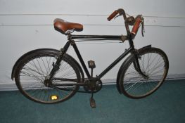 Vintage Raleigh Black Road Bike