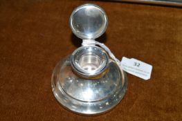 Hallmarked Sterling Silver Inkwell