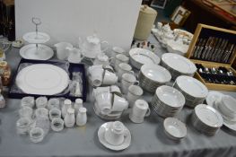 Noritake Regency Silver Pattern Tableware Plus Royal Doulton and Other Similar Style Pieces 95+pcs