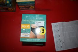 *Two 3pks of Washable Period Underwear Size: M