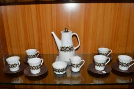 Retro Rolf Norwegian Hand Painted Coffee Service
