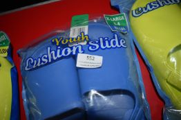 Three Pairs of 32 Degrees Youth Cushion Slides Size: XL 3-4