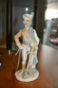 Pottery Figure of a Hussar