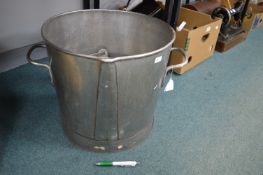Large Stainless Tub and Two Bowls