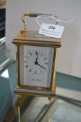 Brass Carriage Clock by John Morley (manual, in working condition)