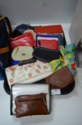 Assorted Leather Purses etc.
