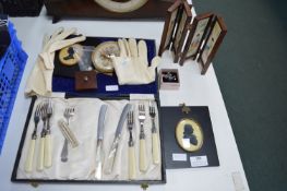 Vintage Cutlery and Decorative Items etc.