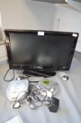 Hitachi 19” TV with Remote plus Personal CD Player