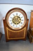 Edwardian Inlaid Mantel Clock