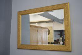 Gilt Framed Bevelled Edge Mirror