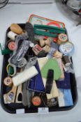 Tray Lot of Vintage Sewing Accessories
