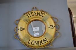 Small Titanic Painted Valve Lifeboat Mirror