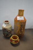 Two Victorian Bottles with Original Labels